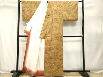 平和屋着物■上質な小紋　花霰文　正絹　逸品　CABJ3100ev