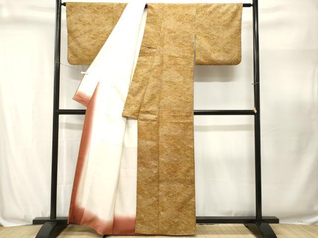 平和屋着物■上質な小紋　花霰文　正絹　逸品　CABJ3100ev