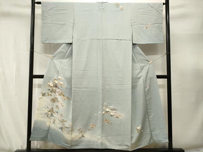 平和屋着物■訪問着　作家物　風景文　暈し染め　正絹　逸品　CABJ3101ev