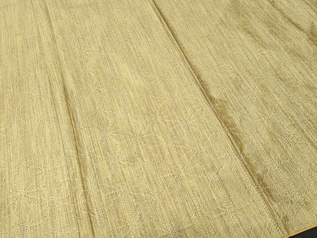 平和屋着物■上質な紬　麻の葉文様　正絹　逸品　CABJ3109ev