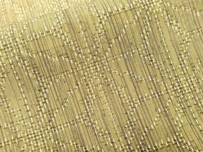 平和屋着物■上質な紬　麻の葉文様　正絹　逸品　CABJ3109ev