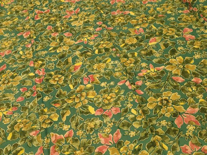 平和屋着物■上質な小紋　草花文　正絹　逸品　CABJ3114ev