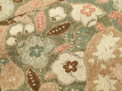 平和屋着物■上質な小紋　辻が花　金彩　正絹　逸品　CABJ3123ev