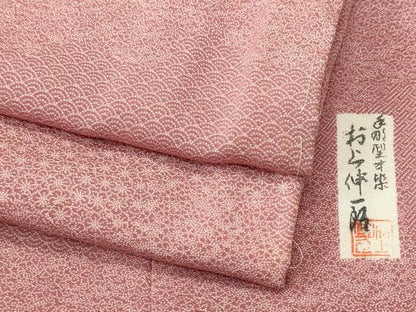 平和屋着物■江戸小紋　村上伸一郎　寄せ小紋柄　正絹　逸品　CABJ3132ev