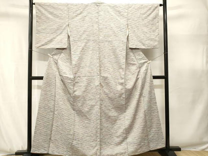 平和屋着物■上質な紬　霞文　正絹　逸品　CABJ3133ev