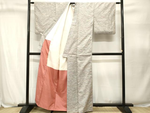 平和屋着物■上質な紬　霞文　正絹　逸品　CABJ3133ev