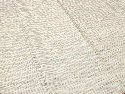 平和屋着物■上質な紬　霞文　正絹　逸品　CABJ3133ev