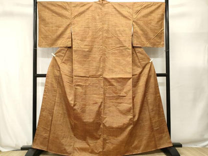 平和屋着物■上質な紬　霞文　正絹　逸品　CABJ3145ev
