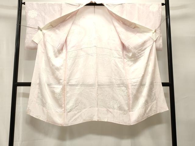 平和屋着物■長襦袢　無双仕立て　絞り　よろけ縞草花文　暈し染め　正絹　逸品　CABJ3156ev
