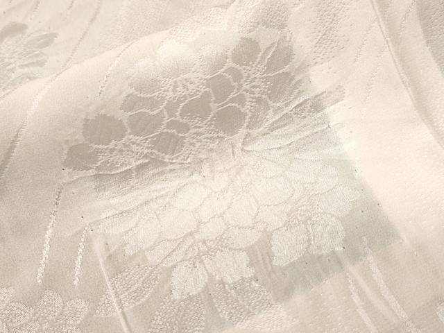 平和屋着物■長襦袢　無双仕立て　絞り　よろけ縞草花文　暈し染め　正絹　逸品　CABJ3156ev