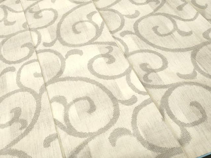 平和屋着物■上質な紬　唐草文　正絹　逸品　CABJ3168ev