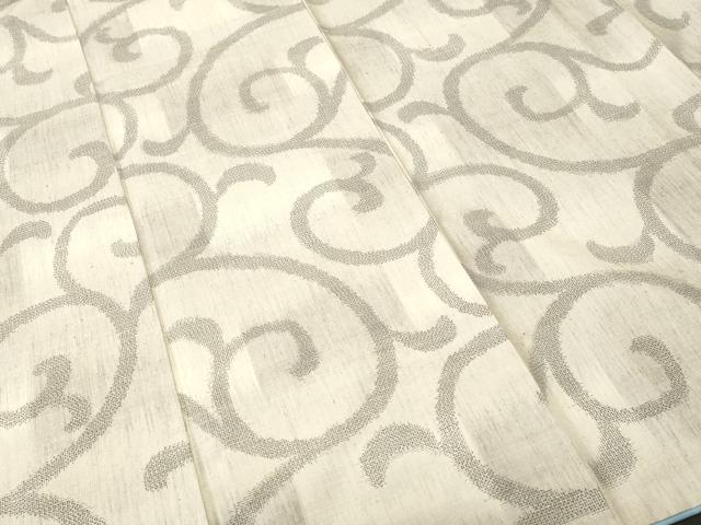 平和屋着物■上質な紬　唐草文　正絹　逸品　CABJ3168ev