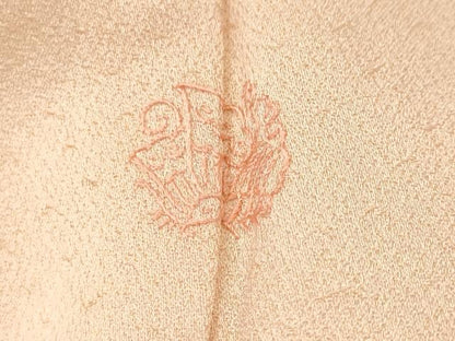 平和屋着物■訪問着　刺繍　枝花文　正絹　逸品　CABJ3174ev