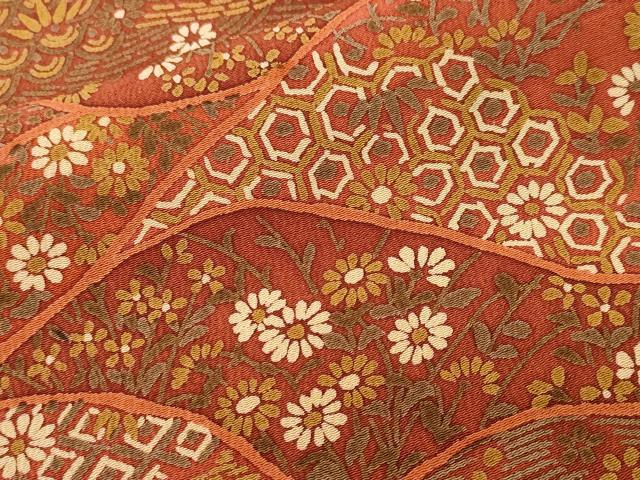 平和屋着物■上質な小紋　吉祥流水花文　正絹　逸品　CABJ3181ev
