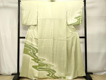平和屋着物■訪問着　道長文　暈し染め　正絹　逸品　CABJ3183ev