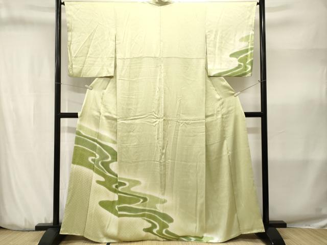 平和屋着物■訪問着　道長文　暈し染め　正絹　逸品　CABJ3183ev