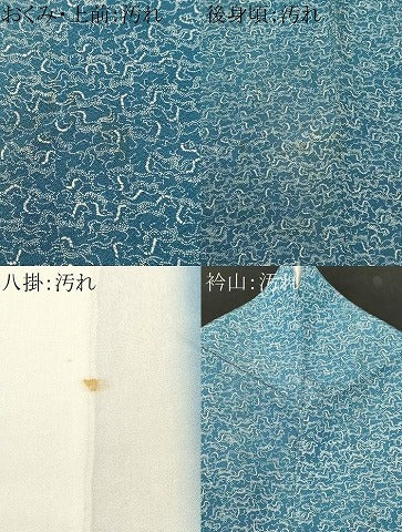平和屋着物■江戸小紋　幾何学文様　正絹　逸品　CABJ3185ev