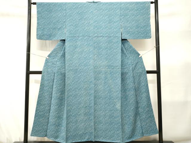 平和屋着物■江戸小紋　幾何学文様　正絹　逸品　CABJ3185ev