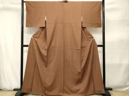 平和屋着物■江戸小紋　麻の葉文様　正絹　逸品　CABJ3188ev