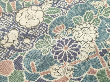 平和屋着物■上質な小紋　辻が花　正絹　逸品　CABJ3191ev