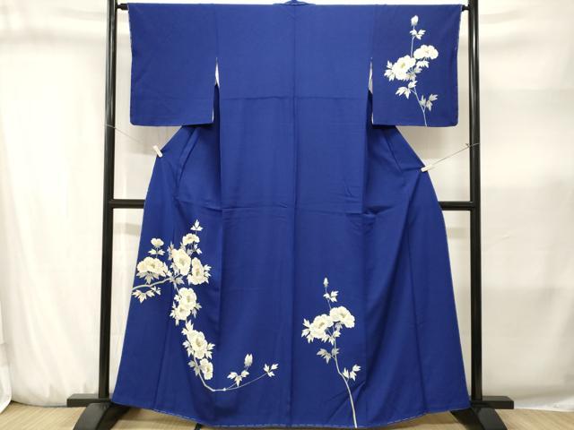 平和屋着物■訪問着　草花文　正絹　逸品　CABJ3200ev
