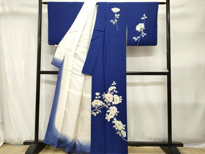 平和屋着物■訪問着　草花文　正絹　逸品　CABJ3200ev