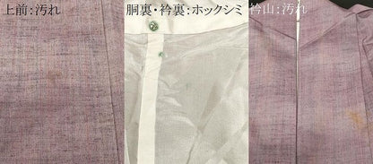 平和屋着物■上質な紬　霞文　正絹　逸品　CABJ3201ev