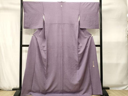 平和屋着物■本草木染作家　圓啓　江戸小紋　鮫小紋柄　正絹　逸品　CABJ3206ev