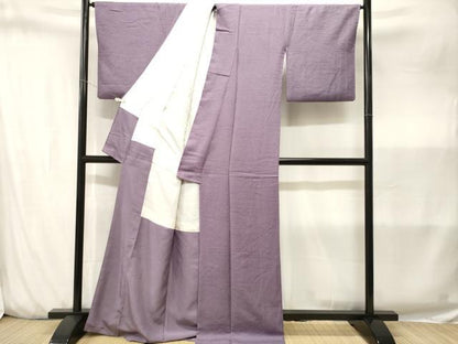 平和屋着物■本草木染作家　圓啓　江戸小紋　鮫小紋柄　正絹　逸品　CABJ3206ev