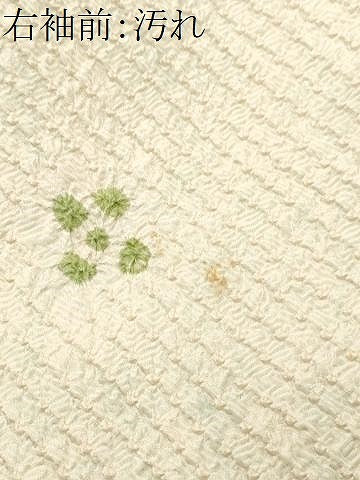 平和屋着物■上質な小紋　総絞り　舞花文　正絹　逸品　CABJ3214ev
