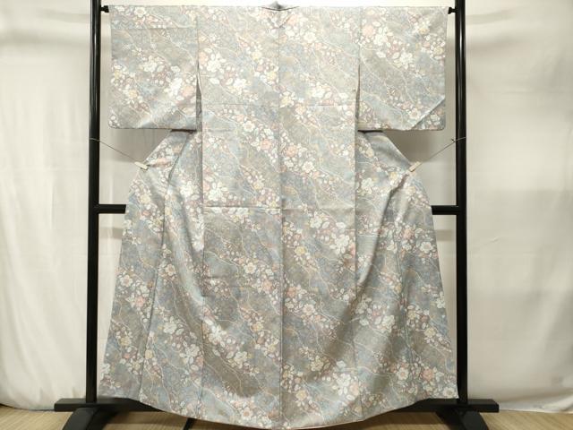 平和屋着物■小紋　辻が花　洗える着物　CABJ3222ev