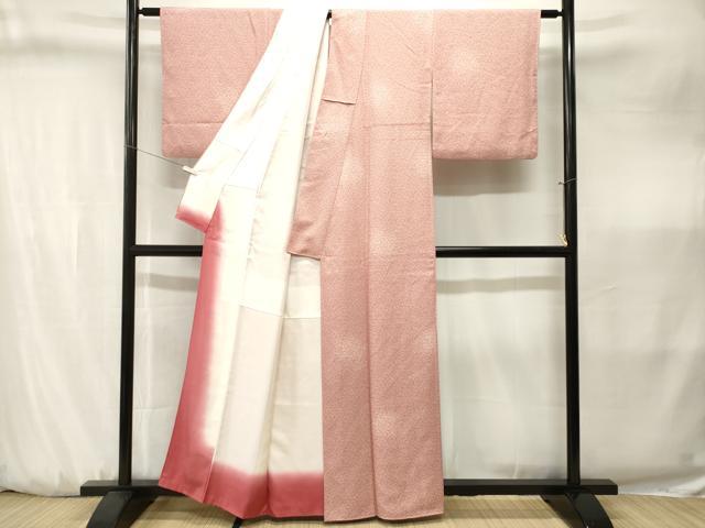 平和屋着物■上質な小紋　南天文　正絹　逸品　CABJ3235ev