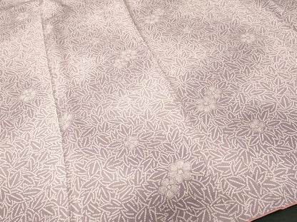 平和屋着物■上質な小紋　草花文　暈し染め　正絹　逸品　CABJ3240ev