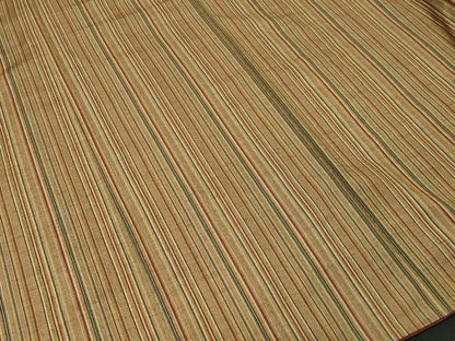 平和屋着物■上質な紬　縞　正絹　逸品　CABJ3246ev