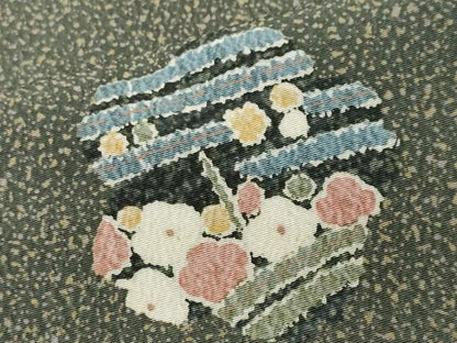 平和屋着物■小紋　七宝捻梅文　洗える着物　CABJ3248ev