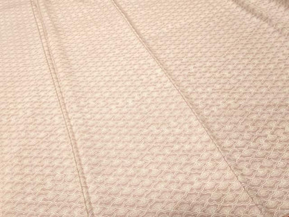 平和屋着物■上質な小紋　青海波花文　正絹　逸品　CABJ3254ev