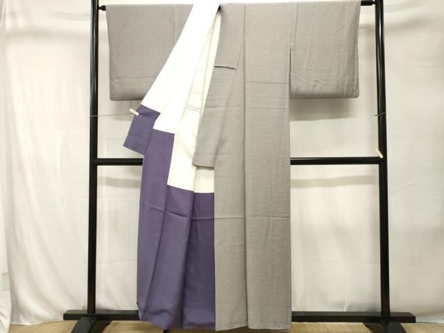平和屋着物■江戸小紋　露芝文　正絹　逸品　CABJ3273ev