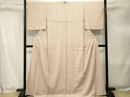 平和屋着物■上質な小紋　亀甲重ね文　正絹　逸品　CABJ3277ev