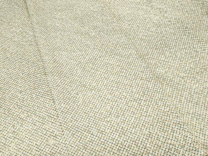 平和屋着物■大変加工の良い総絞り小紋　正絹　逸品　CABJ3279ev