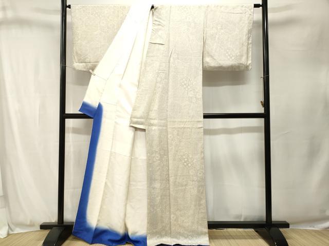 平和屋着物■上質な小紋　作家物　切嵌吉祥花文　正絹　逸品　CABJ3294ev
