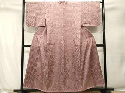 平和屋着物■上質な小紋　総絞り　正絹　逸品　CABJ3299ev