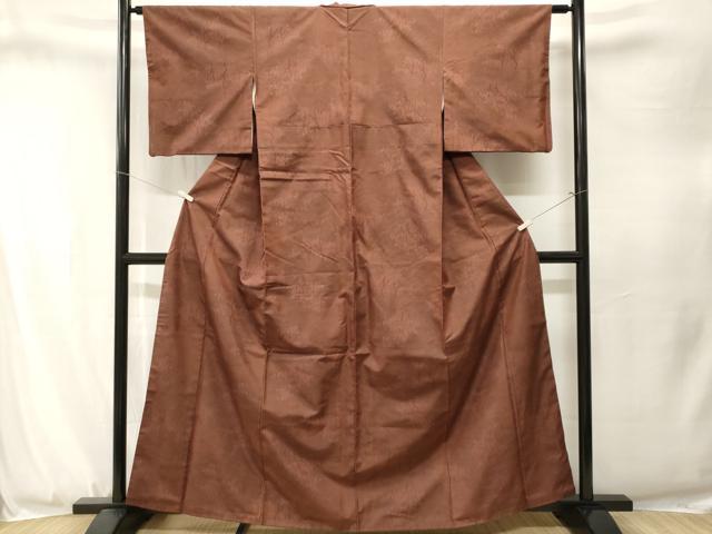 平和屋着物□上質な紬 樹林文 正絹 逸品 CABJ3305ev