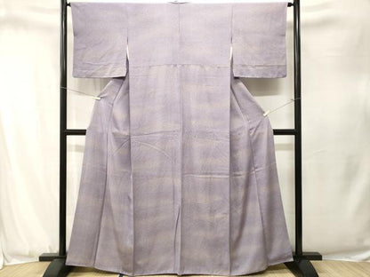 平和屋着物■上質な小紋　霞文　正絹　逸品　CABJ3307ev
