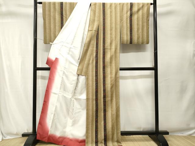 平和屋着物■小紋　草花間道　洗える着物　CABJ3320ev