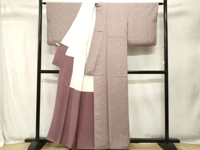 平和屋着物■上質な小紋　流水菊文　正絹　逸品　CABJ3325ev