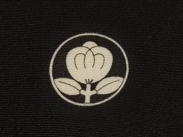 平和屋着物■豪華黒留袖　作家物　駒刺繍　白鷺　休み鳥枝梅草花文　金彩　正絹　逸品　CABJ3333ev