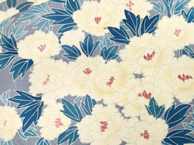 平和屋着物■訪問着　枝花文　正絹　逸品　CABJ3346ev