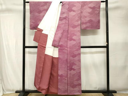 平和屋着物■江戸小紋　寄せ小紋柄　正絹　逸品　CABJ3361ev