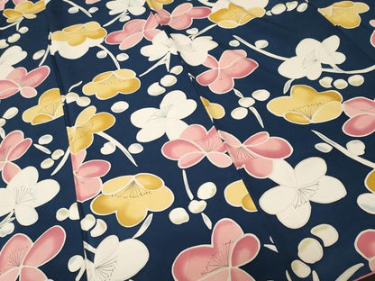 平和屋着物■上質な小紋　枝梅文　正絹　逸品　CABJ3364ev