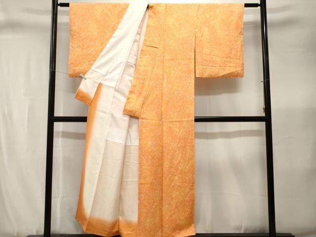平和屋着物■上質な小紋　霞文　暈し染め　正絹　逸品　CABJ3368ev